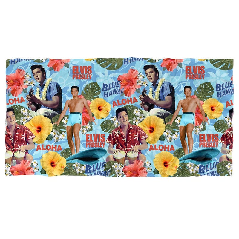 Trevco Elvis Presley Blue Hawaii Officially Licensed Beach Towel 30" X 60" - Image 1